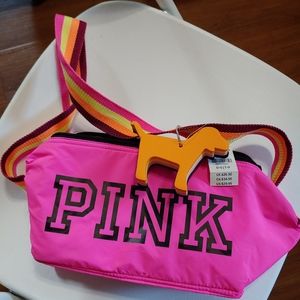 pink brand lunch bag